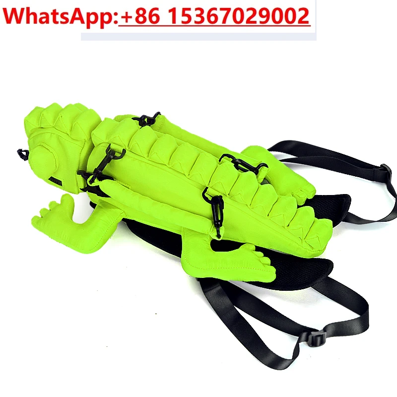

Lizard bag original niche trendy design backpack for men and women, unisex motorcycle backpack, children's backpack, ski bag