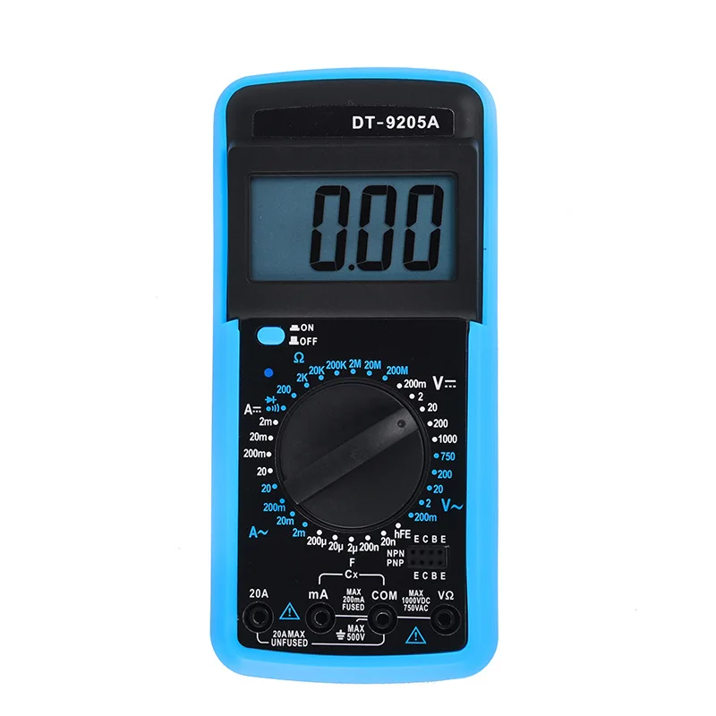 Zhangzhou Factory Wholesale DT9205A Digital Multimeter Universal Meter