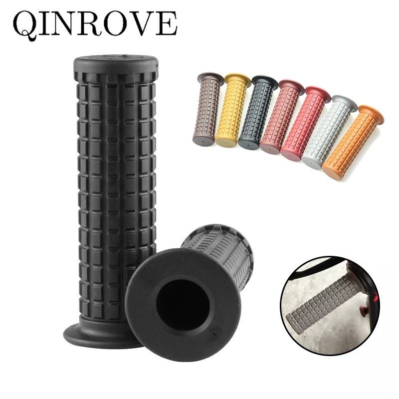 Universal Motorcycle Anti-slip Hand Grip 7/8'' 22mm Rubber Handle Grips for Kawasaki Z250 Z650 VALCAN S Honda Hornet 600 CB650R