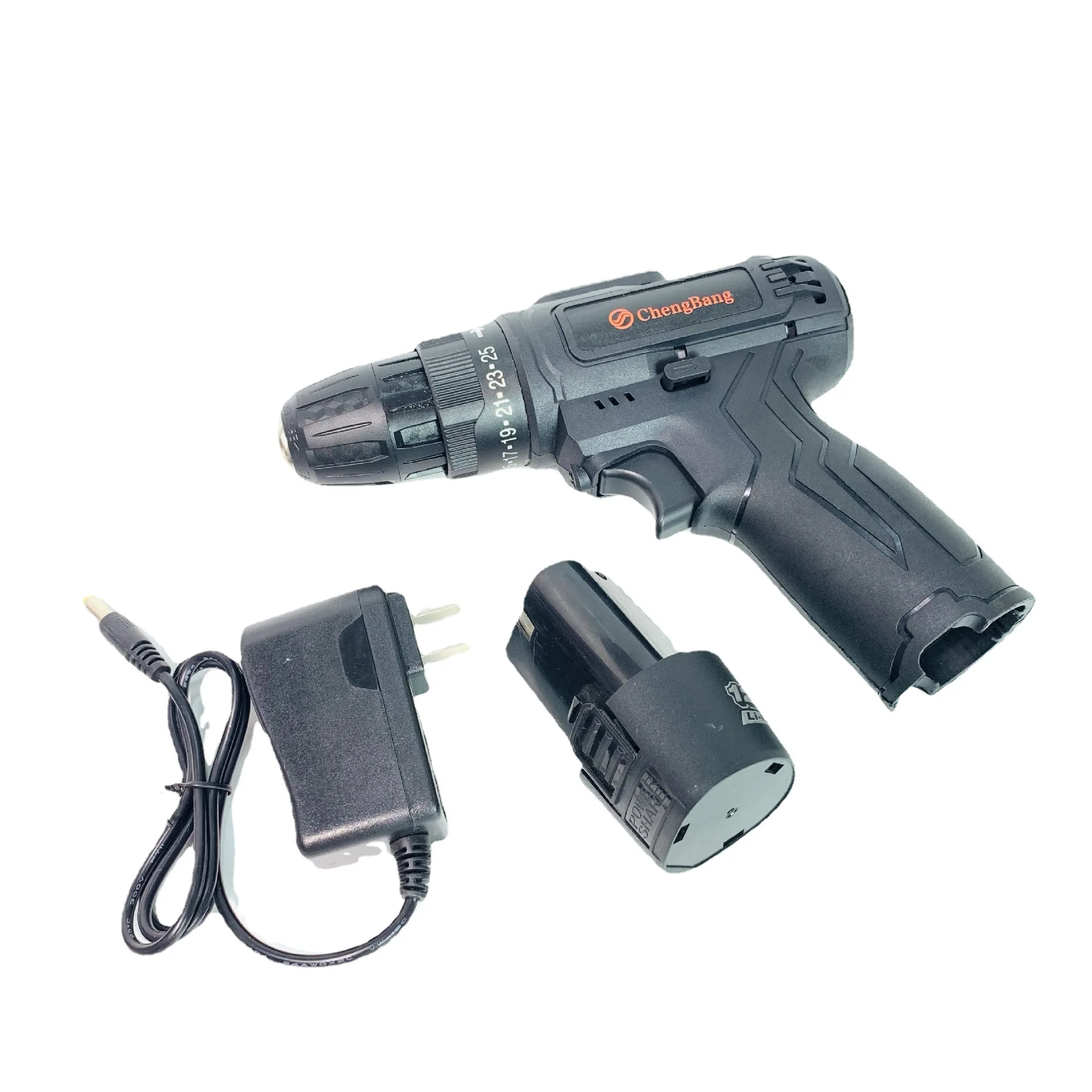 electric screwdriver With 2 battery home cordless electric screwdriver hand drill lithium battery power tools