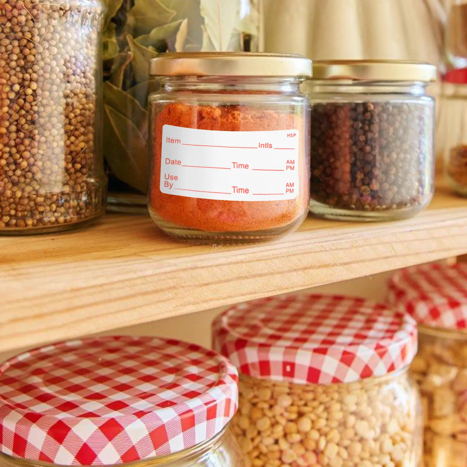 

1 Roll Removable Freezer Labels for Food Storage Waterproof Date Stickers Pantry Container Labels Fridge Refrigerator Jar Bottle