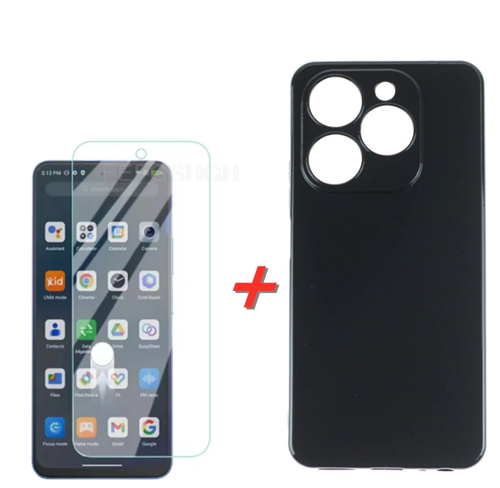 Protective Glass For Blackview Shark 9 5G 6.67" Case Silicone Clear Cover For BlackviewShark9 Shark9 Tempered Glass