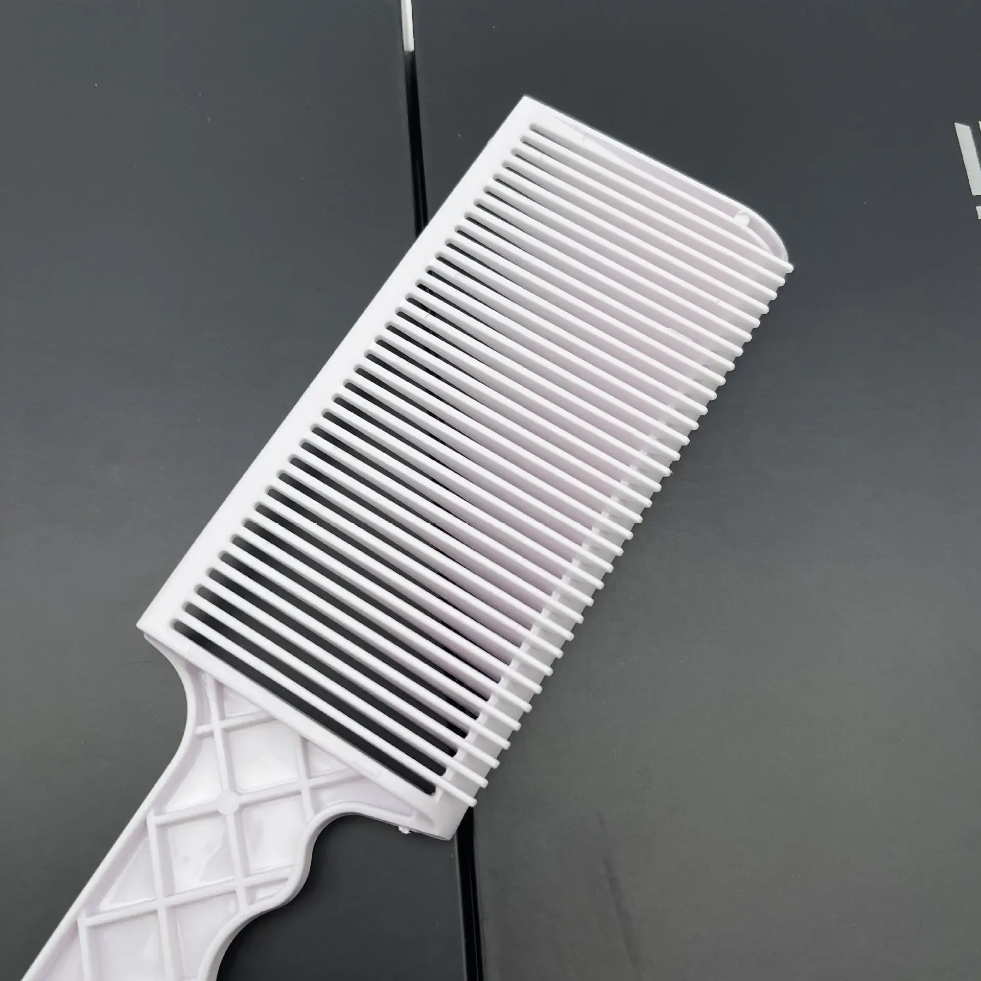 New Men's Haircut Comb Flat Head Hairdressing Salon Anti-Static Edge Trimming Professional Hairdressing Comb Smooth Hair Positio