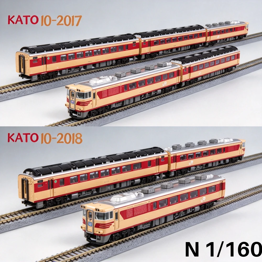 KATO N Scale 1/160 KIHA 181 Series Express Diesel Train 8 Car Set 10‑2017 10‑2018 Dual Power Railway Adult Collectible Gift