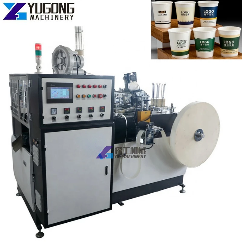 Fully Automatic High Speed Paper Cup Production Making Machine Manufacturing Machines Line Disposable Paper Glass Machine