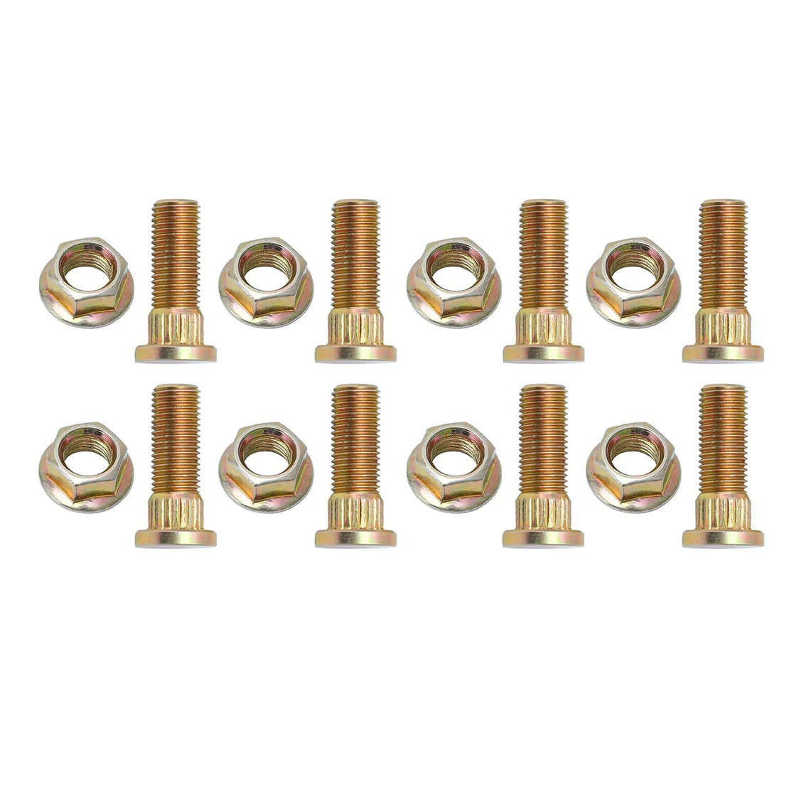 

8 Sets M12 Rear Wheel Flanged Lug Stud & Nut 7515513 7547211 7542459 Fit for Polaris Ranger Magnum Sportsman 500 700 570 800 900