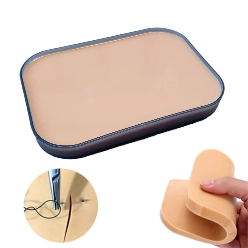 Silicone Surgical Incision Suture Training Pad Practice Surgical Skin Model Surgery Simulation Tool Parts for Students Training