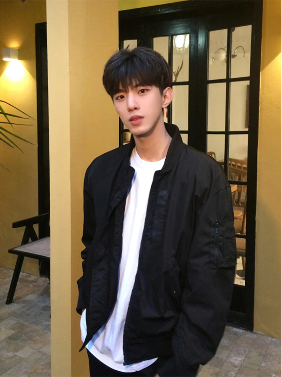 

Мужская куртка Bla MA Pilot Jaet: весенне-осенняя, в американском стиле, модная, брендовая, Cleanfit, премиум-качество, из хлопковой ткани, в бейсбольном стиле.