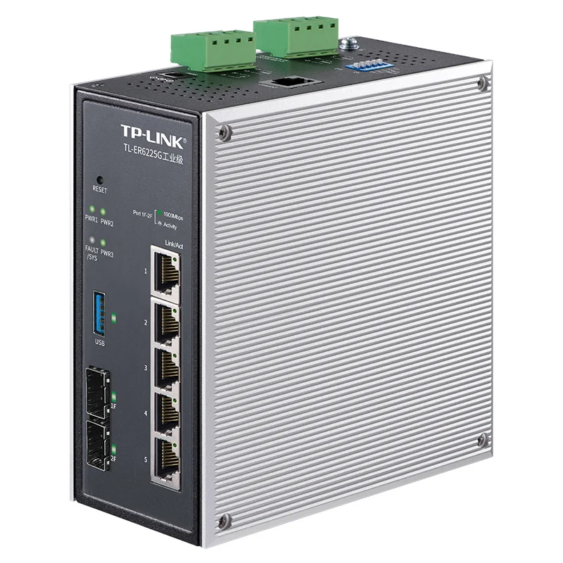 TL-ER6225G Industrial Grade Router With 5 10/100/1000M Adaptive RJ45 Ports And 2 Gigabit SFP Ports