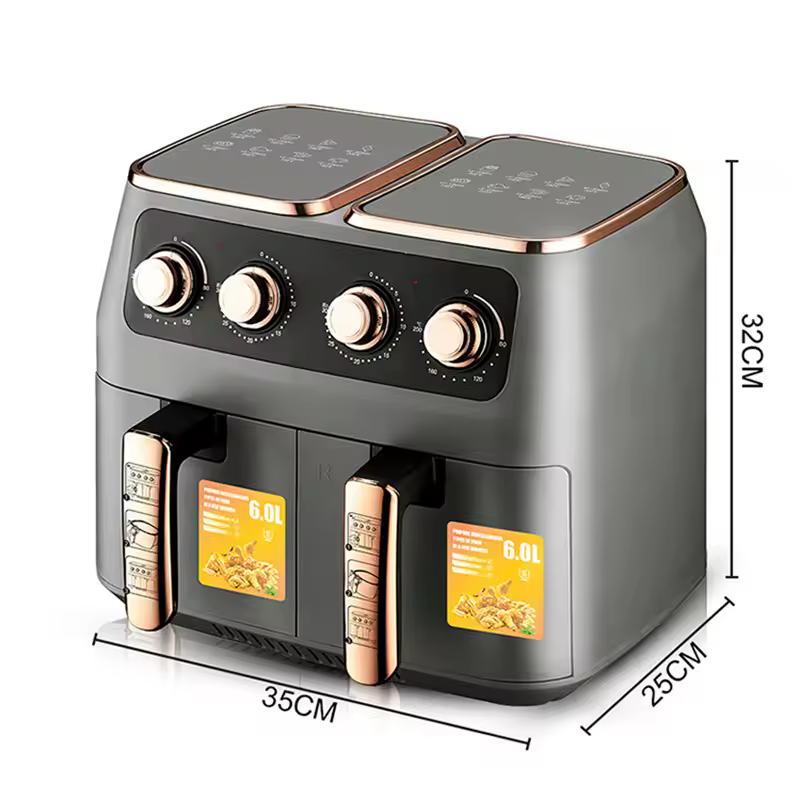 12L Air Fryer With 2 Independent Nonstick Frying Baskets Dual Buying Guide and Value Review