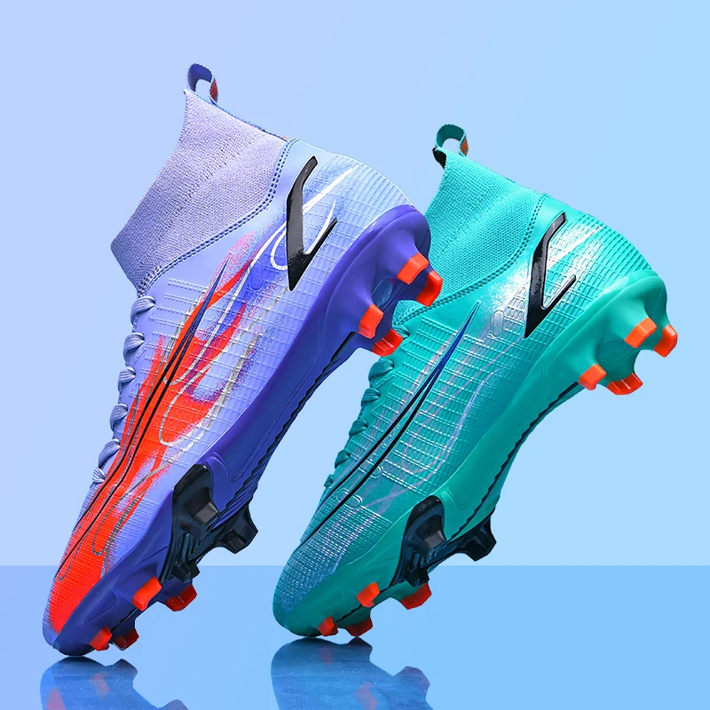 

Wholesale Quality Soccer Shoes Mbappe Football Boots Futsal Chuteira Campo Cleats Training Sneakers Ourdoor Women Footwear TF/FG