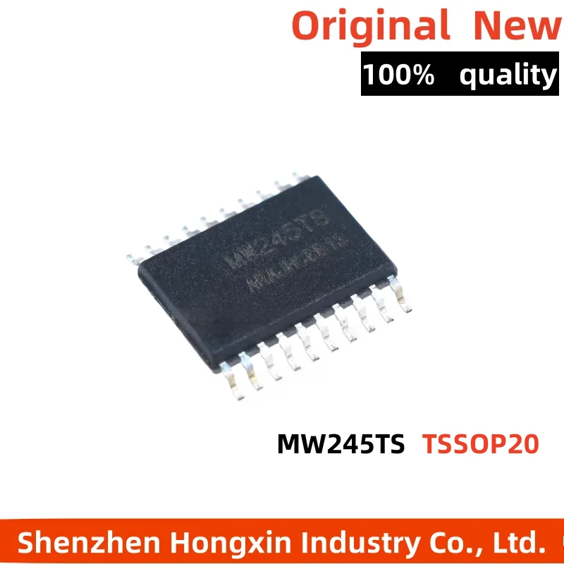 10 Uds nuevo MW245TS SM245TS 74HC245 SMT TSSOP20 pantalla LED de cuerpo estrecho IC