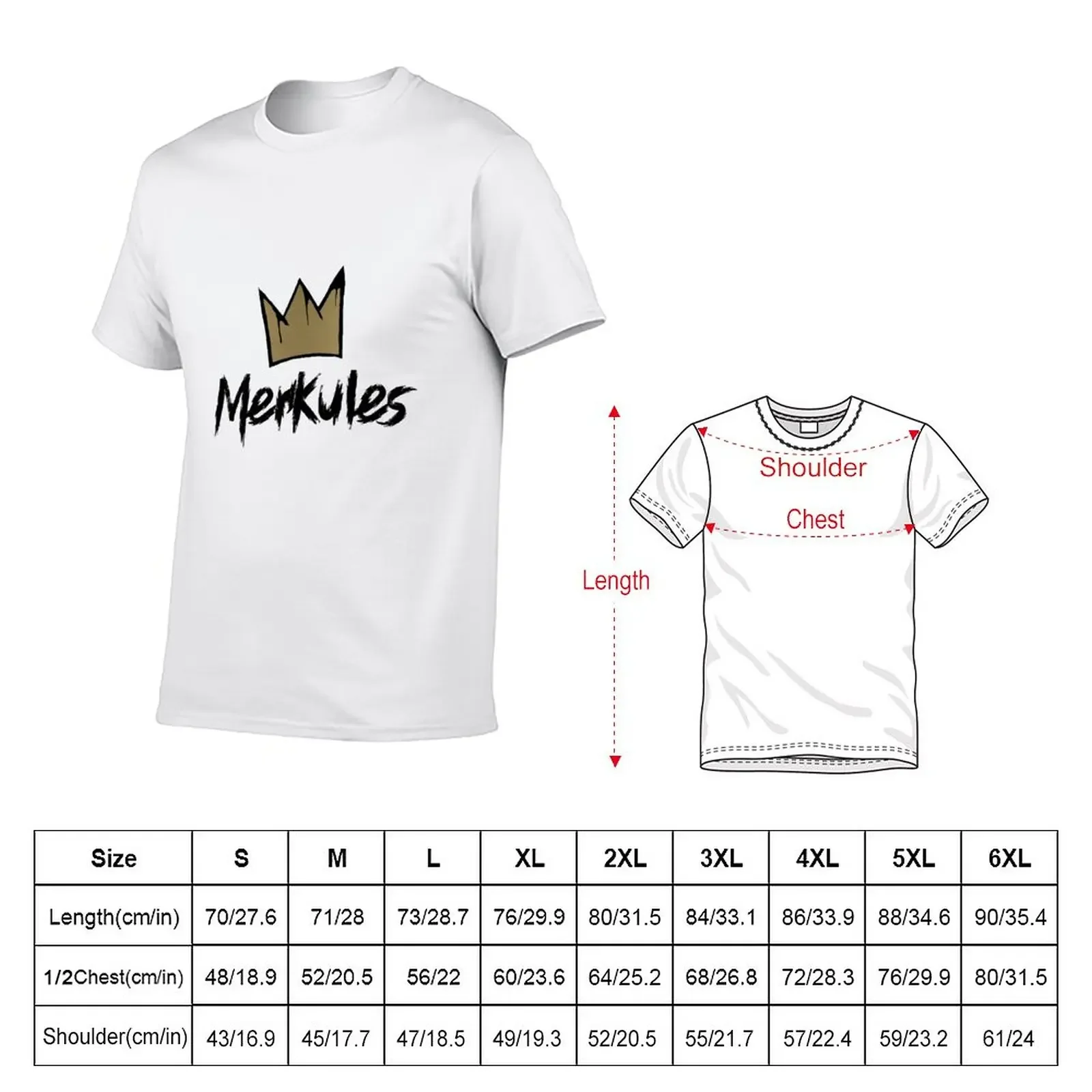 Merkules Grafitti Crown T-Shirt sublime tops mens funny t shirts