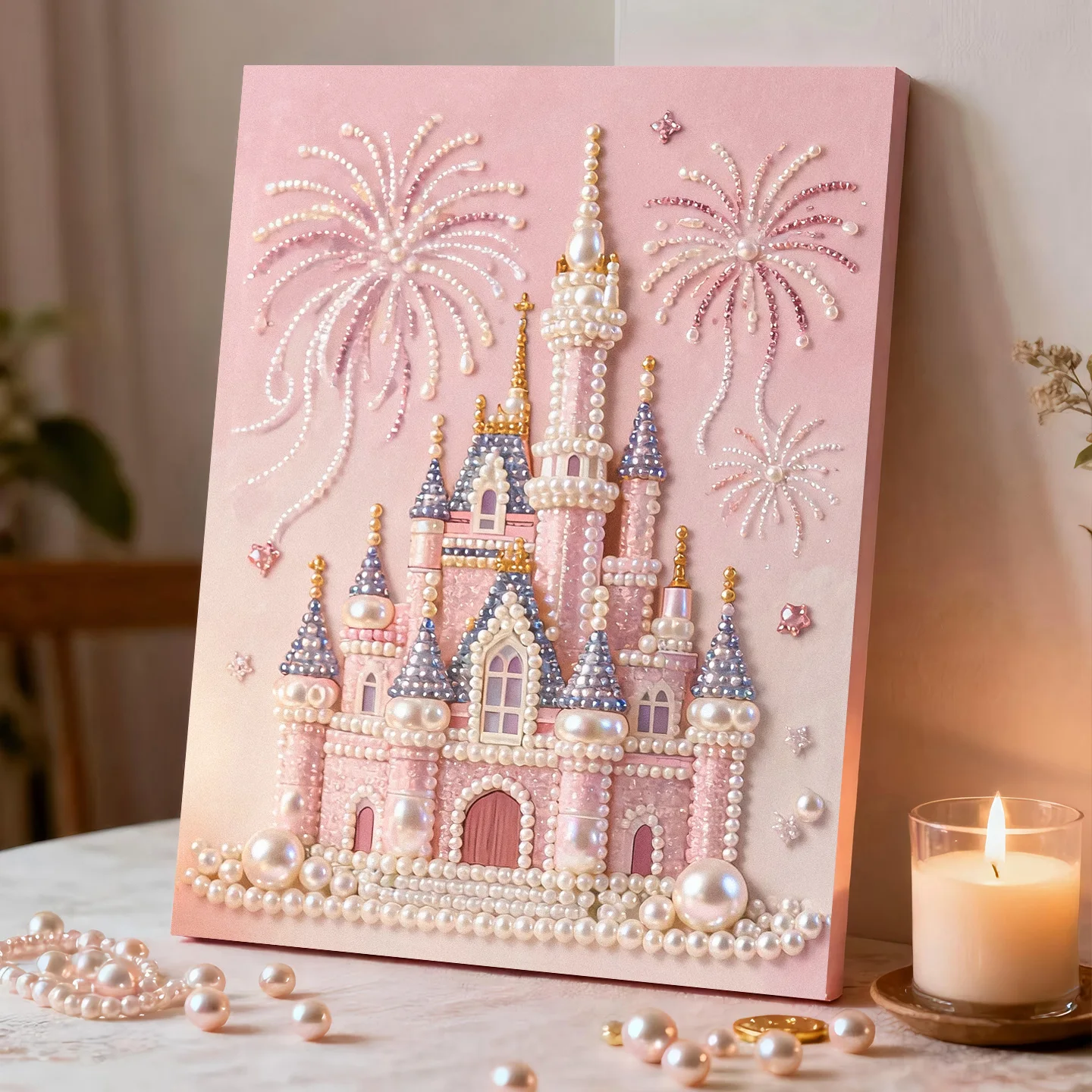 

Modern mat Pearl Painting DIY Diamond Stier Decorative Hanging Picture Str Relief Handmade Gift Material Kit