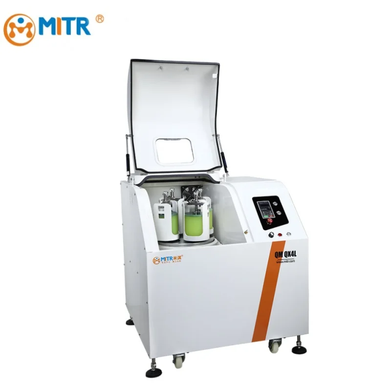 Ball Mill Machine for Lithium Ion Battery Lab Equipment Slurry Mixing with Stainless Steel Tank Ball Mill Equipment