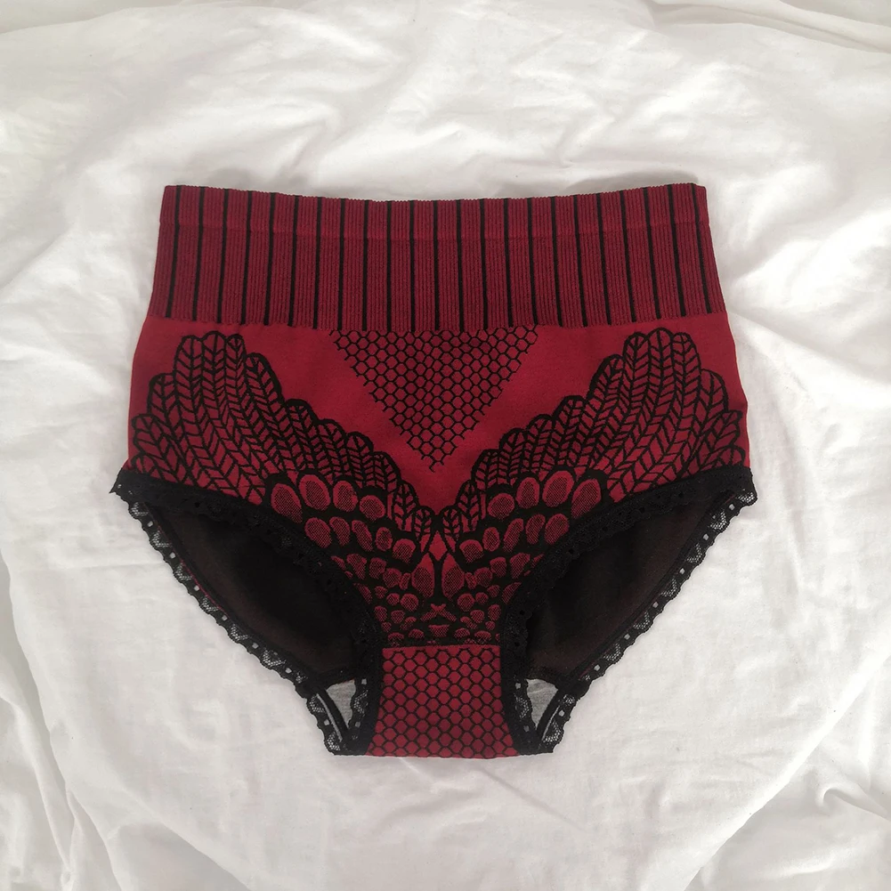 Comfortable Lace Underwear Triangle Lace Briefs L 52.5-65kg High Waisted Pants Brand New Item Four Seasons Wear