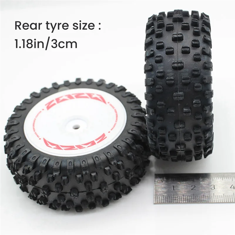 AS96-RC Car Spare Parts Front Rear Tires For Wltoys 1/12 124008 DIY RC Car Upgrade Parts
