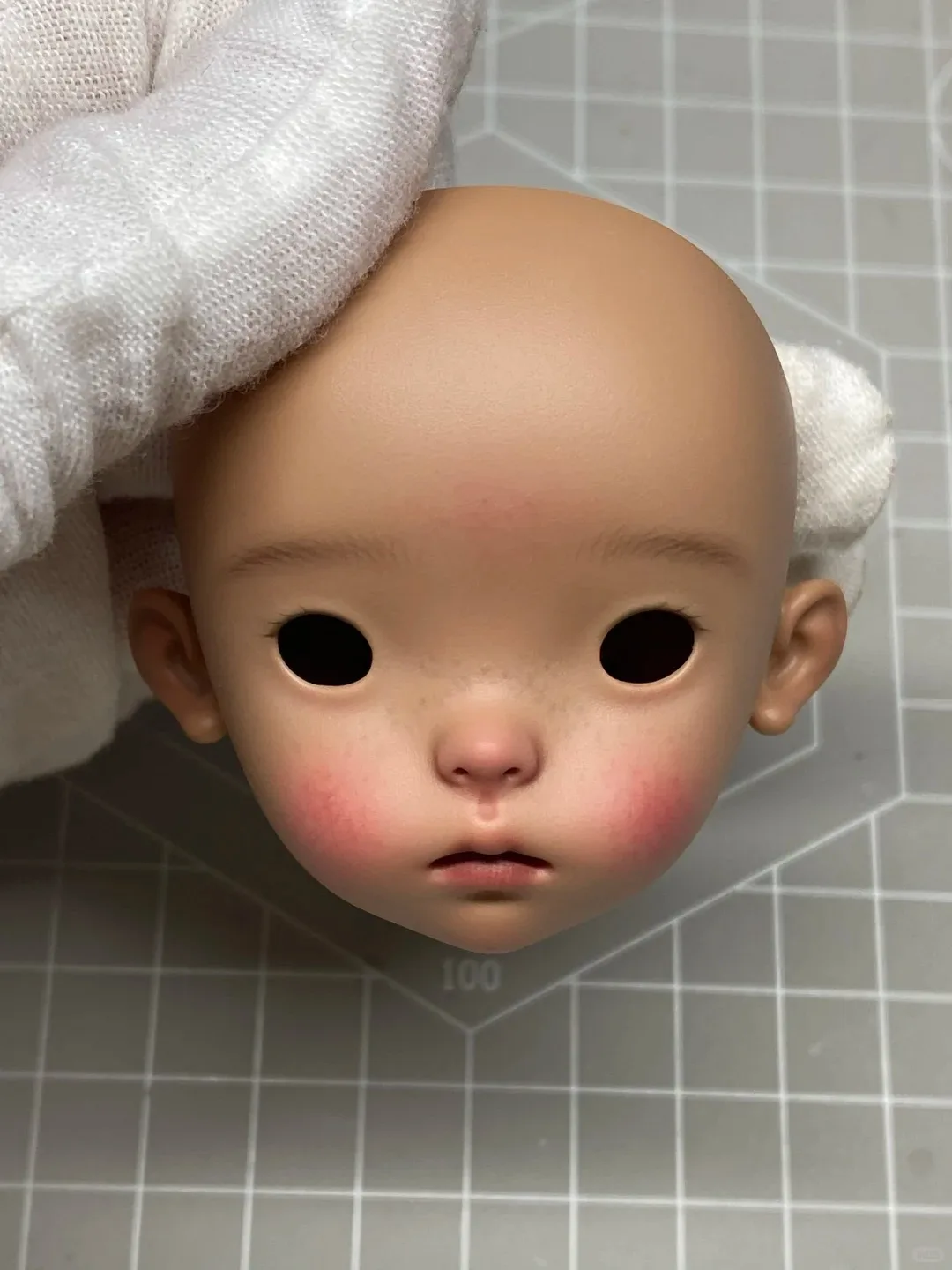 Tête de poupée BJD 1/6, adorable, en résine de qualité, jouet, cadeau d'anniversaire pour bébé, tête seulement