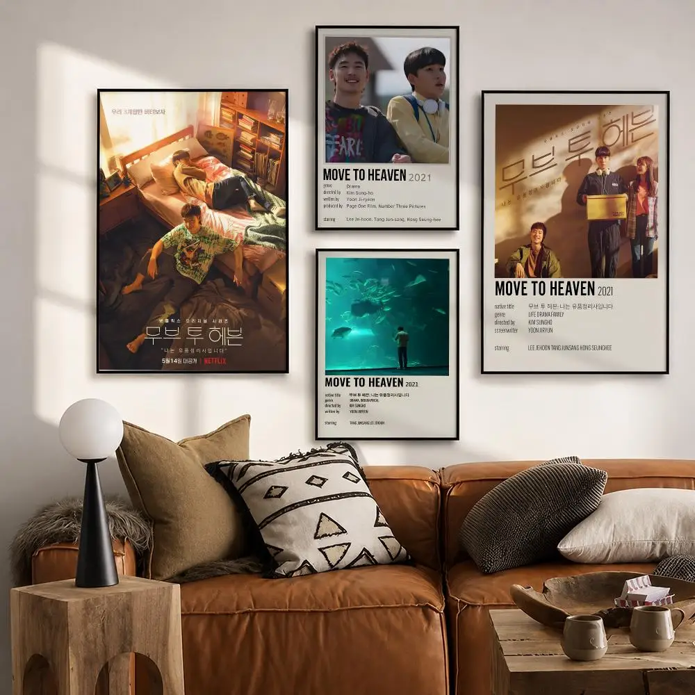 TV K-Drama Move to Heaven   Poster HD poster wall art self-stick no-residue for home cafe office great gift