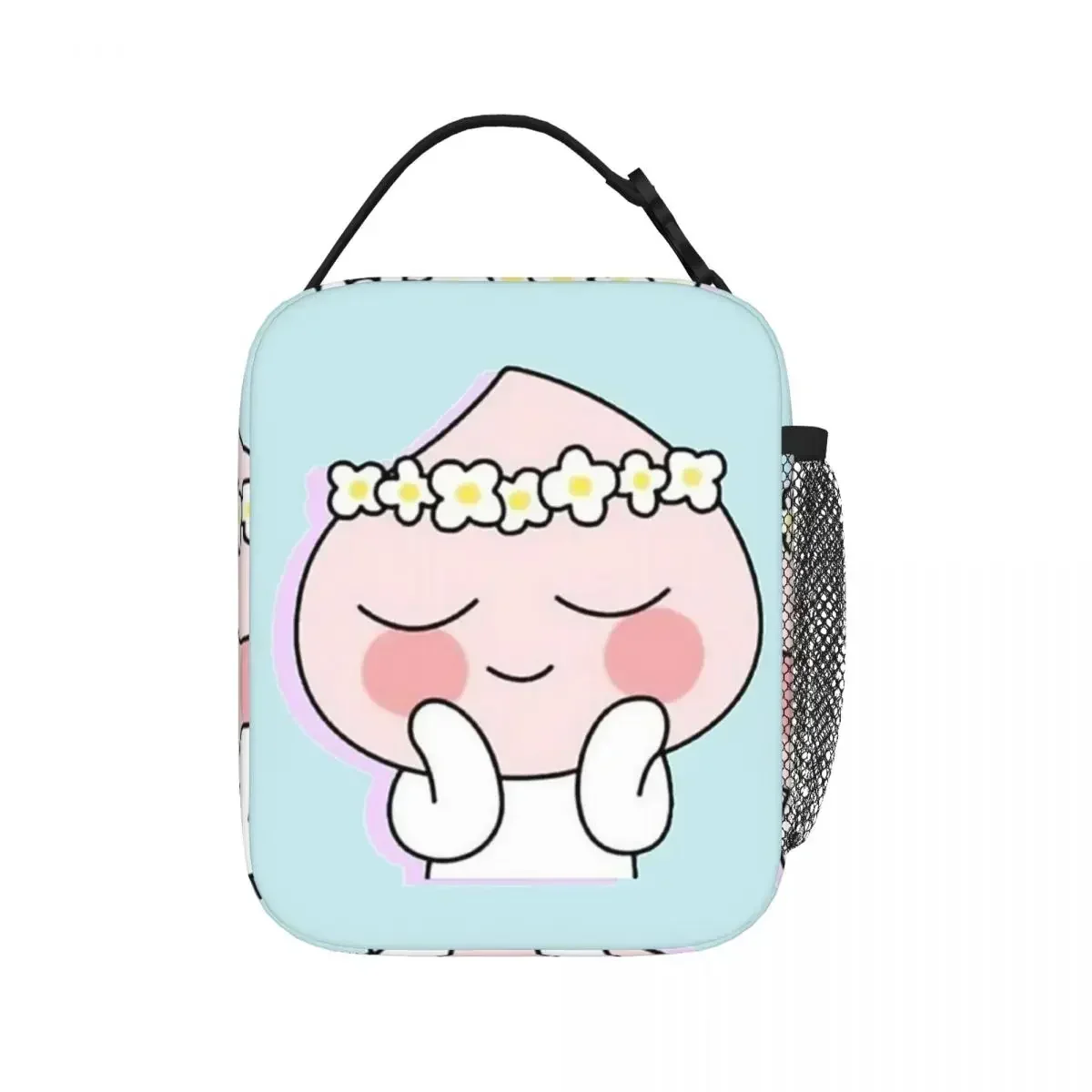 

Cute Apeach Lunch Bags Insulated Lunch Tote Waterproof Bento Box Resuable Picnic Bags for Woman Work Children School