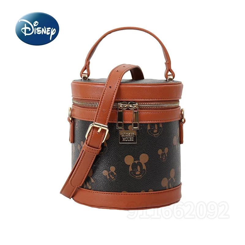 Disney Mickey Original New Women's Shoulder Bag Luxury Brand Women's Bag High Quality Large Capacity Cartoon Fashion Handbag