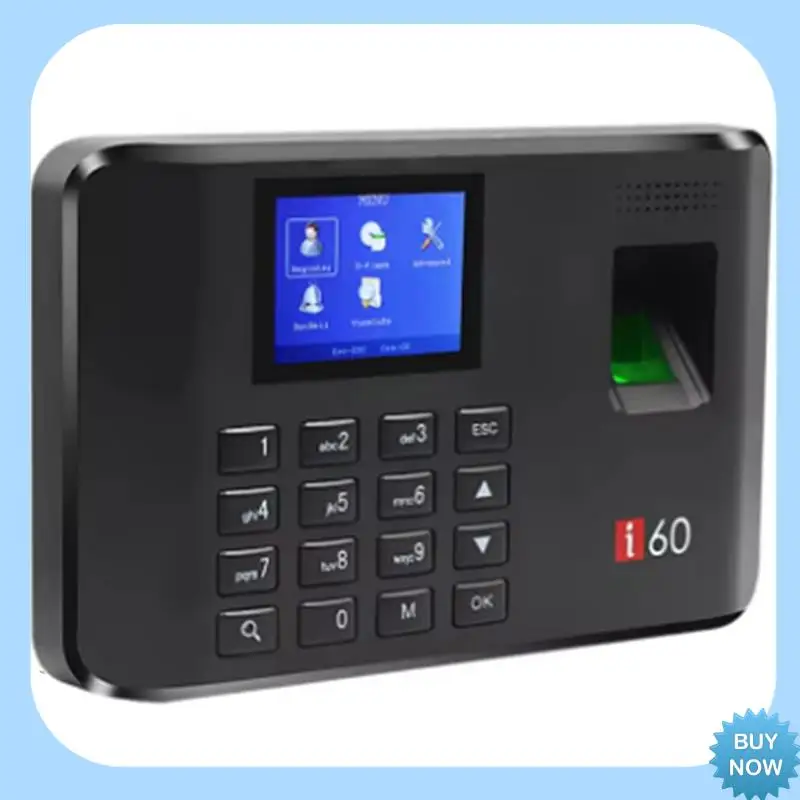 

A47Z Electrical Inspection Biometric Attendance Machine USB Fingerprint Time Clock In For Employees Exit Data Recorder (US)