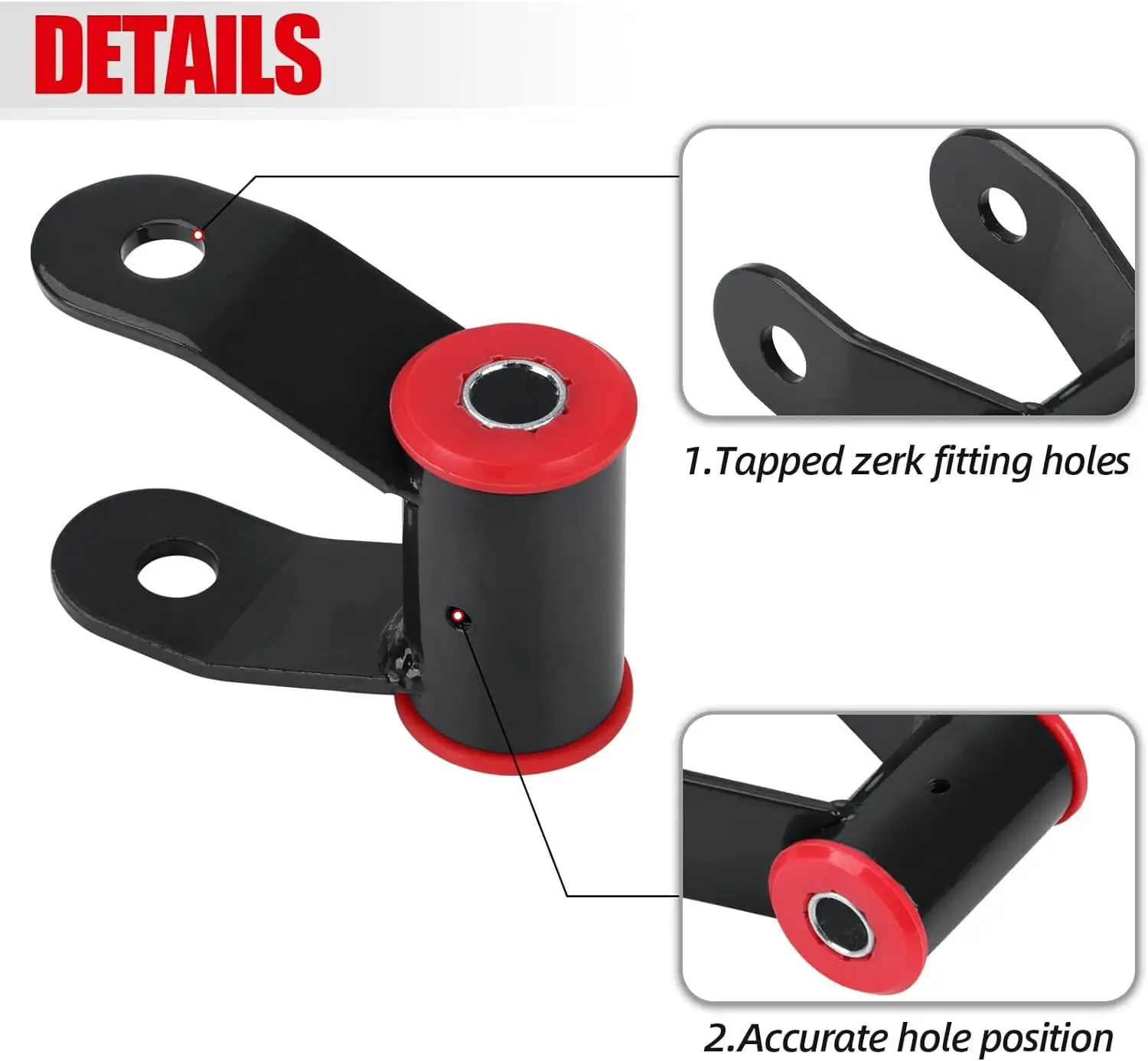 طقم رفع أغلال خلفية فولاذية 710515 1-1.5 بوصة لسيارة تشيفي سيلفرادو جي إم سي سييرا 1500 2WD 4WD شاحنة EM-1020