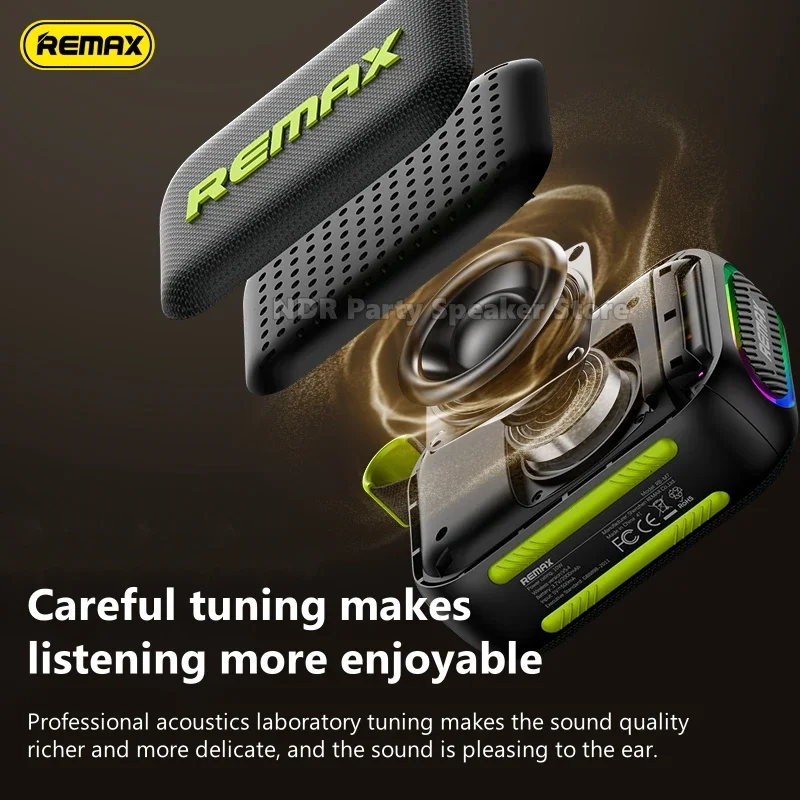 Mini Portable Speakers Bluetooth Wireless Subwoofer Outdoor IP67 Waterproof Dustproof Powerful Extra Loud Volume with Rich Bass