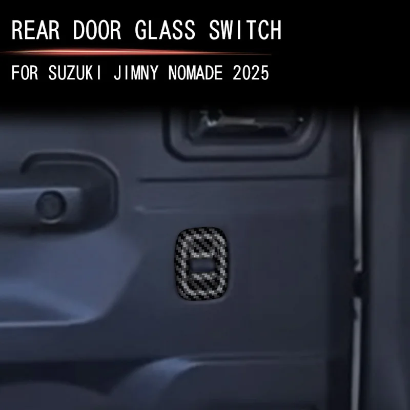 Car Rear Window Switch Frame Glass Interior Accessories For Jimny Nomade 2025 5 Door-T48C