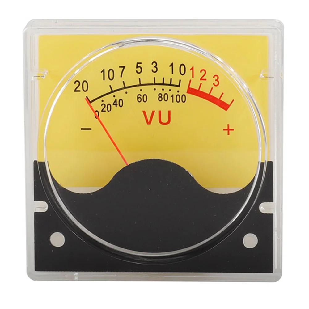 The New TR-R36W 500UA VU Meter Header DB Level Header for Recording Audio, with LED Back Light, Audio Level Meter