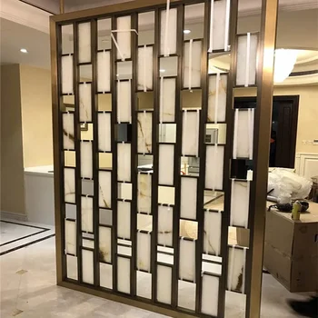 우아한 분리형 스테인레스 스틸 슬라이딩 룸 분배기 