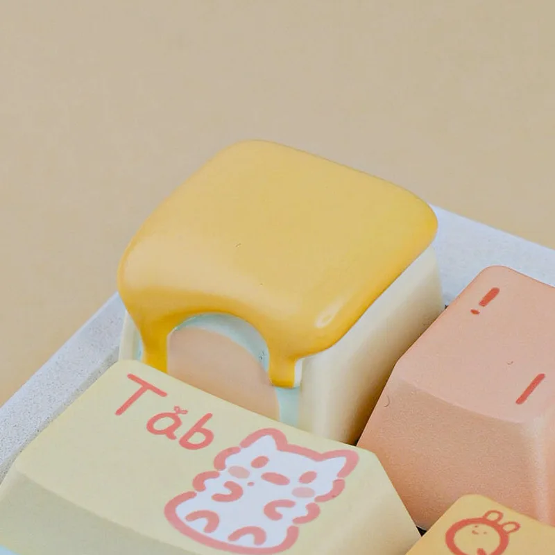 Candy Puppy Mechanical Keycap Personalized Peripheral Handmade Three-dimensional Keycap Creative Customized Cross Shaft