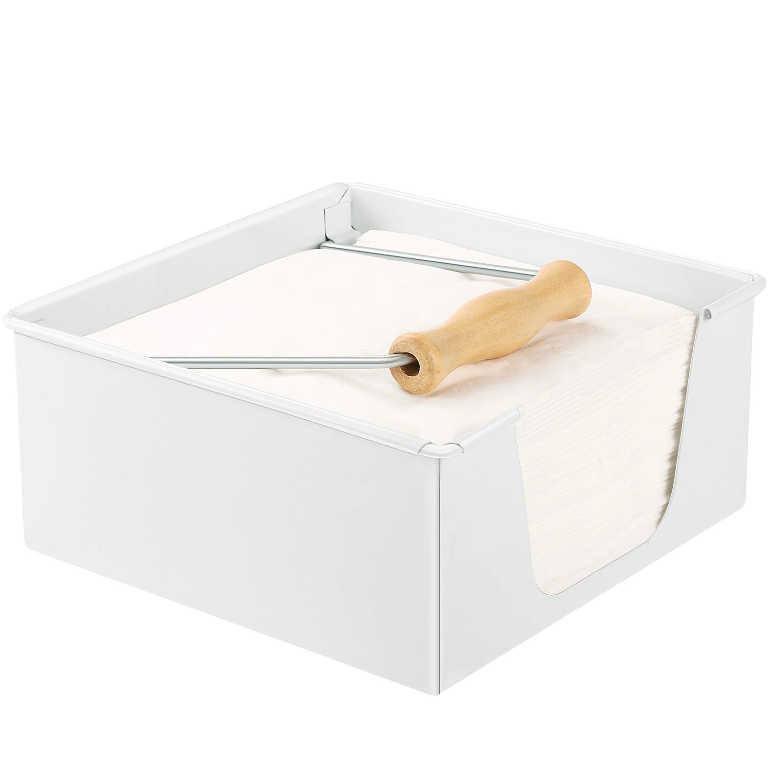 

Serviette Napkin Storage Rack Dining Room Table Tissue Holder Office Dispenser for