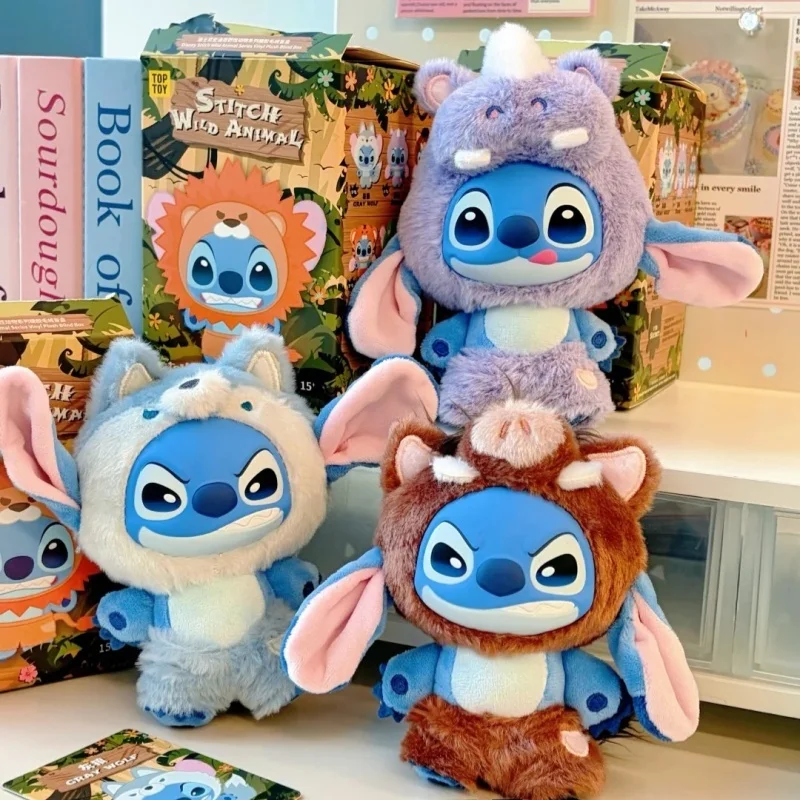 

Authentic Stitch Wild Animal Series Vinyl Blind Box Fashion Trendy Toy Pendant Birthday Gift