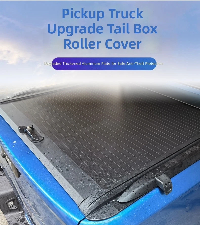 Manual Roll-Up Tonneau Cover for Pickup Truck, Compatible FOR T60 T70 T90 Models, Folding Soft Truck Bed Cover