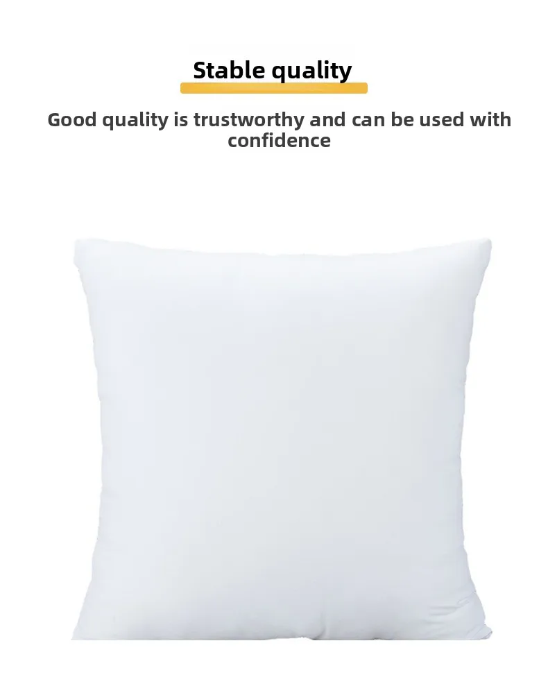 Set di cuscini decorativi quadrati in cotone Euro per divano letto JAF018 Inserto per cuscini premium morbido