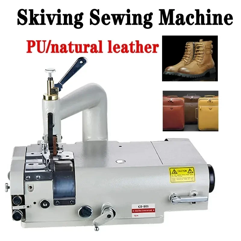 Leather Cloth Peeling Machine Electric Peeler Leather Thinning Machine with Motor, Round Knife Shoveling Machine 220V