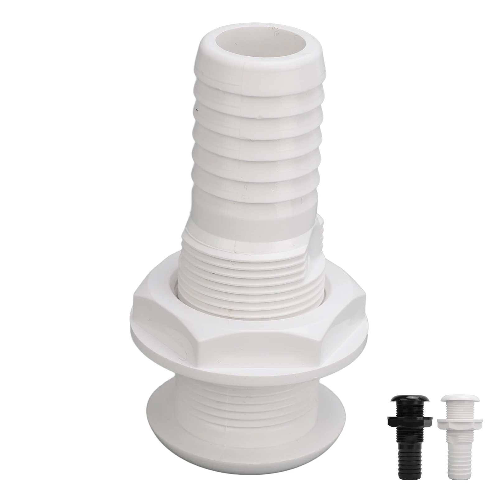 Boat Through Hull Connector 29mm Outlet Drainage Straight Drain Outlet Fittings Boats Plumbing Fittings Marine Accessories