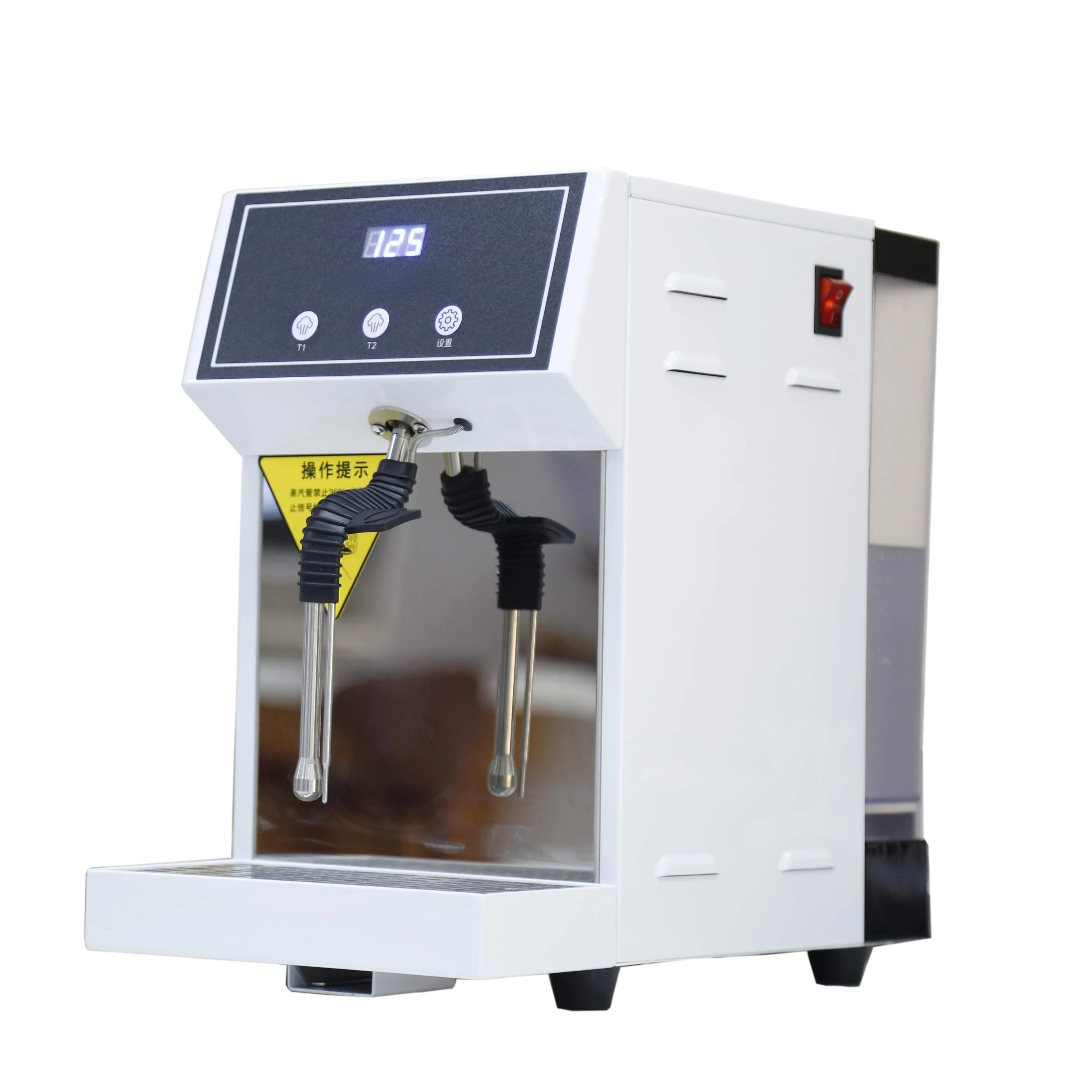 

LEHEHE Professional Automatic Water Boiler Milk Steamer 4L Bubble Tea Milk Foaming Machine Water Tank Milk Frother