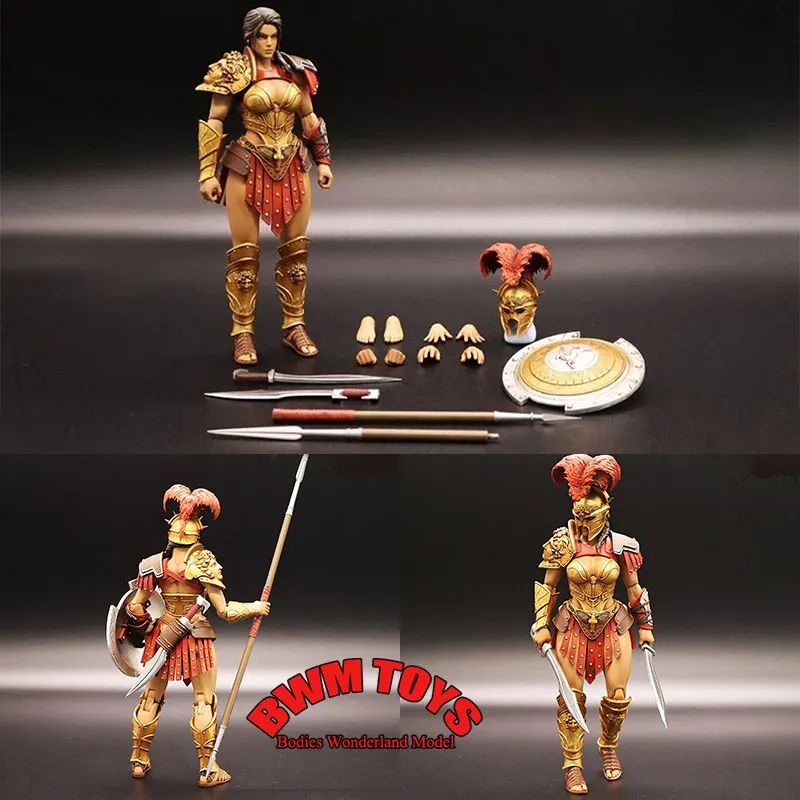 XesRay 1/12 Scale Female Soldier Ancient Rome Gladiator Warrior 6 Waves Berenice 6inch Action Figure Doll Collection