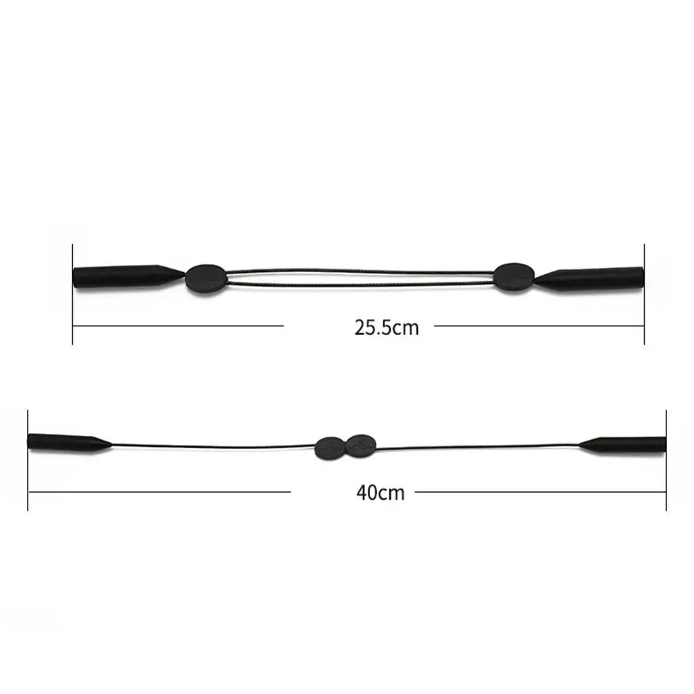 Anti Slip Cords Silicone Running Sunglasses String Ropes Eyeglasses Straps Sports Band Holder Glasses Chain With Ear Hook