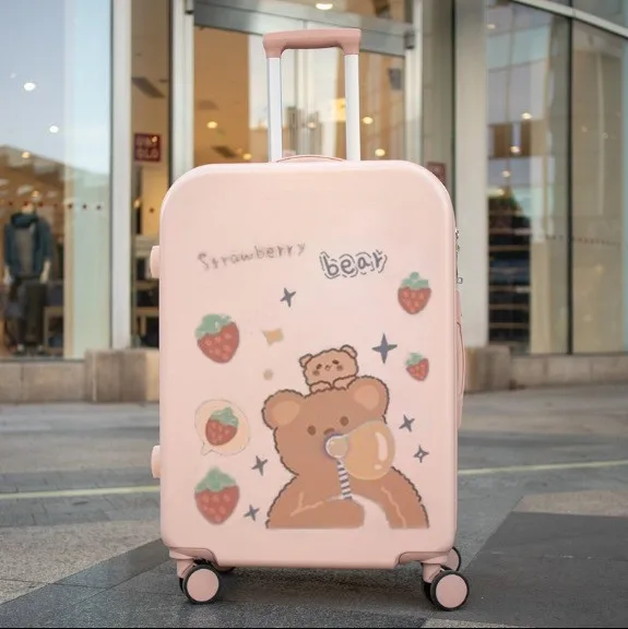 Minimalist Style Luggage Female 24-inch Ultra-light Trolley Case 20-inch Boarding Case Student Password Suitcase Unisex