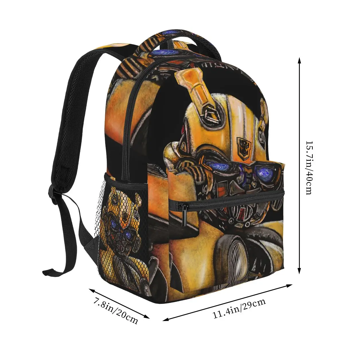 Bumblebee Transformer, The Best Transformer Student Backpack School Bag Hiking Travel Daypack Fashion Bookbag Shoulder Bags