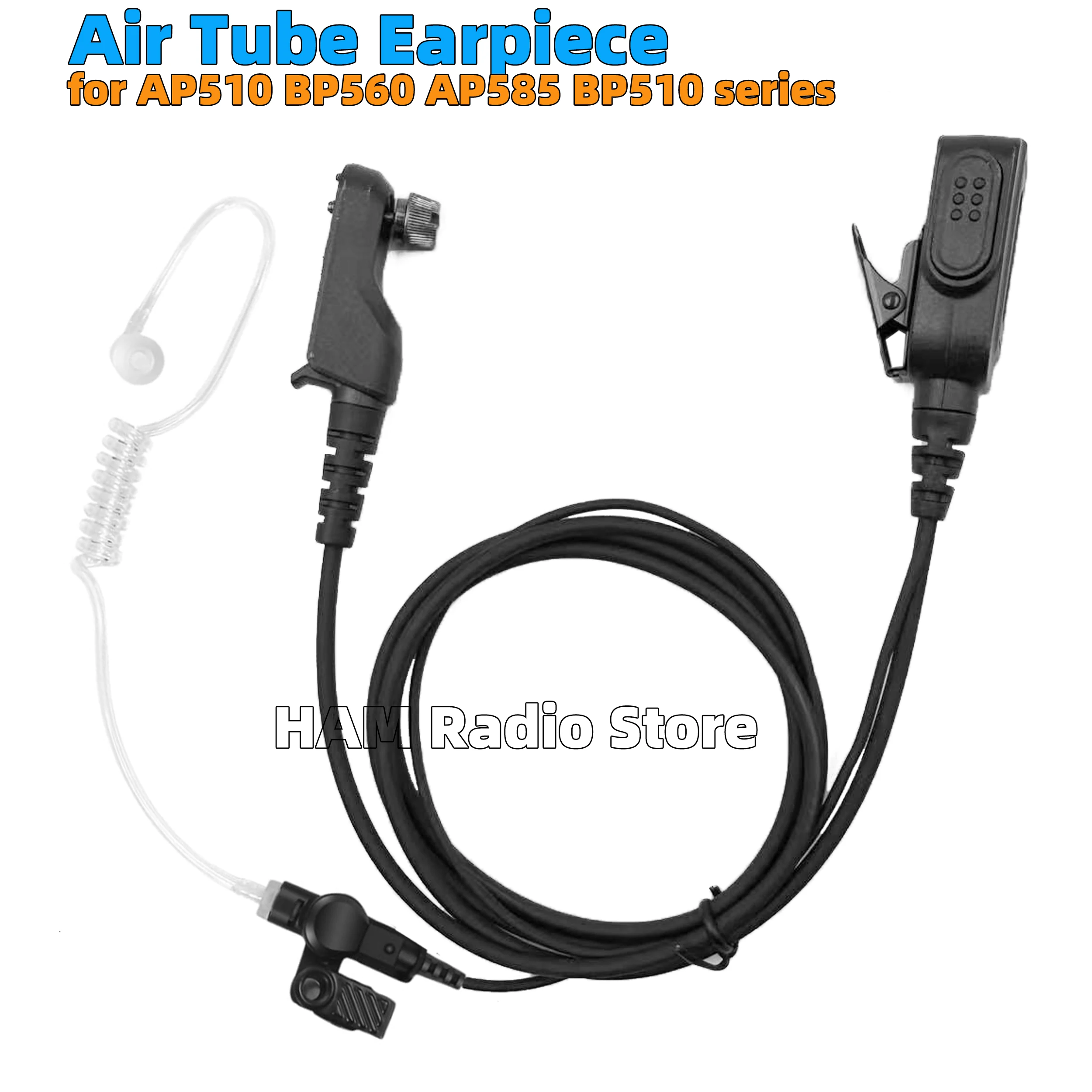 Air Tube Earpiece Mic Headset For Hytera AP510 AP518 AP580 BP510 BP560 BP518 BP566 AP586 AP585 P50PRO P60 Walkie Talkie