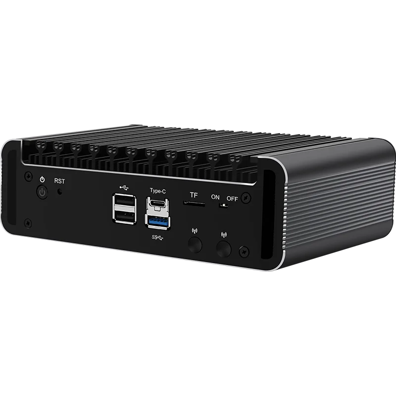 CWWK 12th Generation Intel 2.5G Soft Router PC Celeron J6413/J6412 4 Network Ports i226-V LAN Fanless Mini PC Firewall Computer