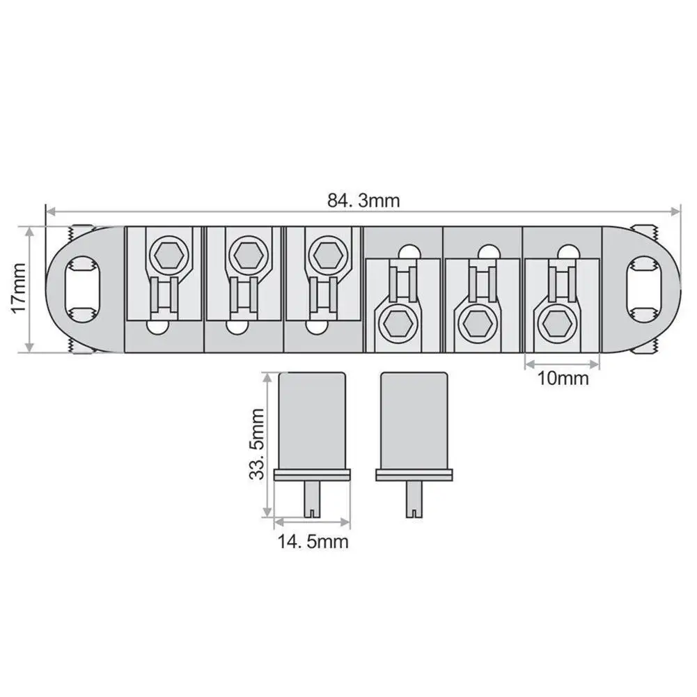 1 Set Roller Saddle Bridge Tailpiece Upper Lower String Bridge Compatible For Lp Sg Les Paul Electric Guitar Drop shipping