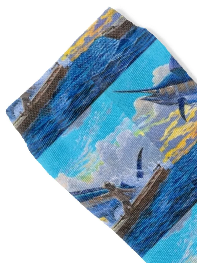 Old man's tale Socks moving stockings Antiskid soccer anime luxury Men's Socks Women's