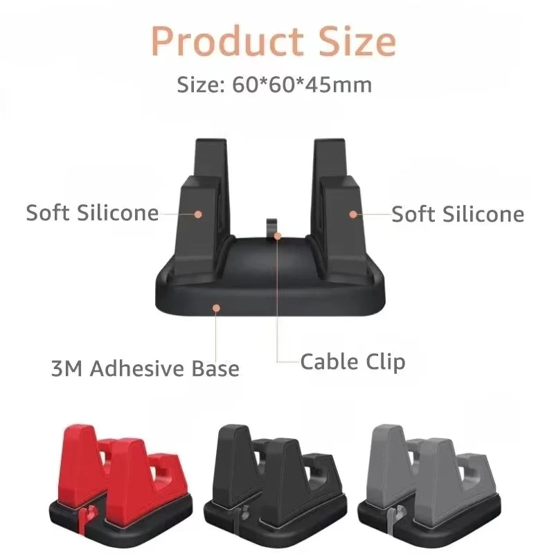Car Phone Holder Stick To Dashboard Silicone Bracket Phone Stand Car Dashboard GPS Stable Phone Supports High Quality image 5