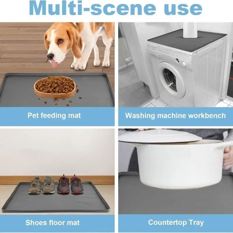 F92F MATS SILICONE 23.62x23.62 pouces machine à laver avec des caractéristiques non glissantes pour le