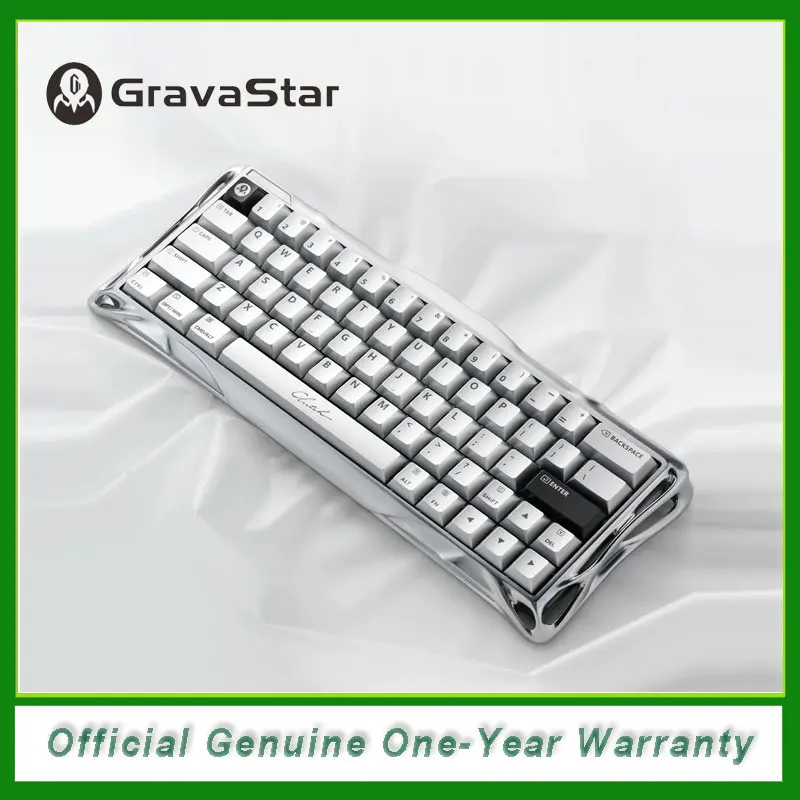 GravaStar Mercury V60 Pro Game keyboard 16 Modes,Dual Systems